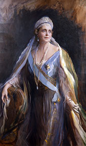 Queen Marie of Romania nee Princess Marie of Edinburgh By Philip de Laszlo