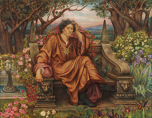 A Soul in Hell 1902 by Evelyn de Morgan | Oil Painting Reproduction
