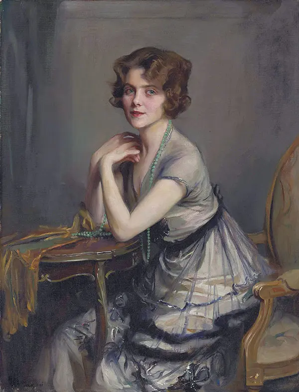 Winnie Melville Mrs. Derek Oldham 1920 By Philip de Laszlo