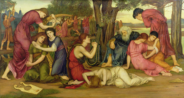 By The Waters of Babylon by Evelyn de Morgan | Oil Painting Reproduction