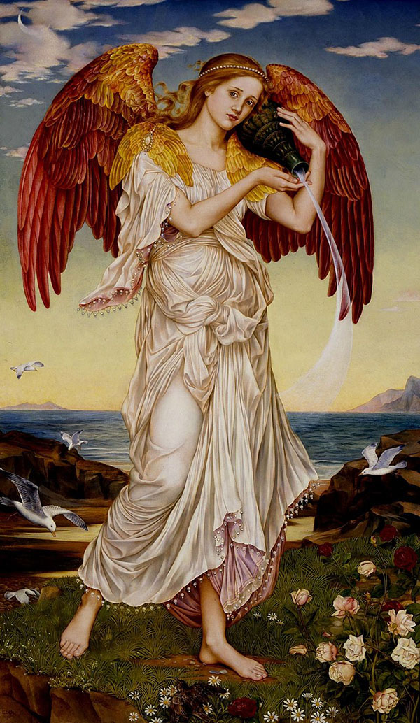 Eos 1895 by Evelyn de Morgan | Oil Painting Reproduction