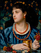 Isolda with The Love Potion 1870 By Frederick Sandys
