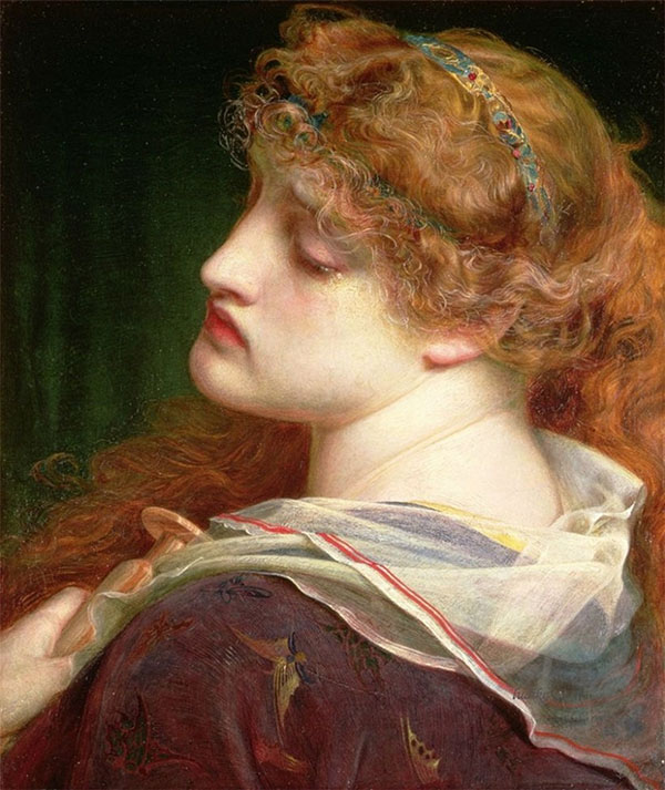 Mary Magdalene by Frederick Sandys | Oil Painting Reproduction