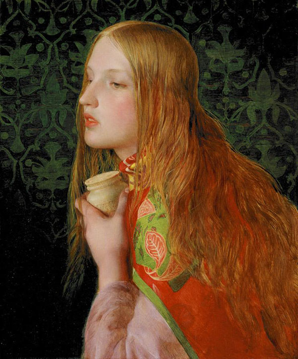 Mary Magdalene 1859 by Frederick Sandys | Oil Painting Reproduction