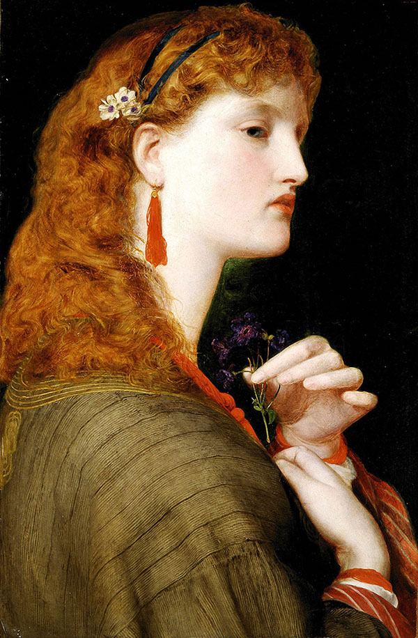 May Margaret by Frederick Sandys | Oil Painting Reproduction