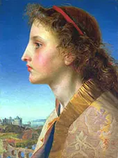 Oriana 1861 By Frederick Sandys