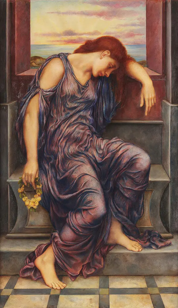 In Memoriam 1898 By Evelyn de Morgan
