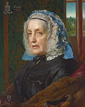 Portrait of Susanna Rose By Frederick Sandys