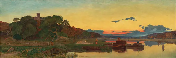 Whitlingham Norfolk 1860 By Frederick Sandys