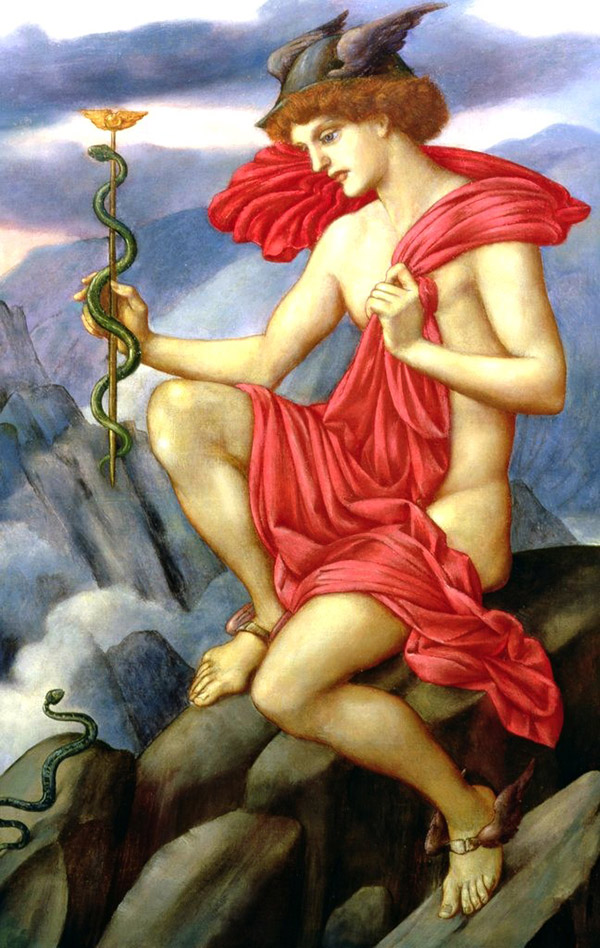 Mercury by Evelyn de Morgan | Oil Painting Reproduction