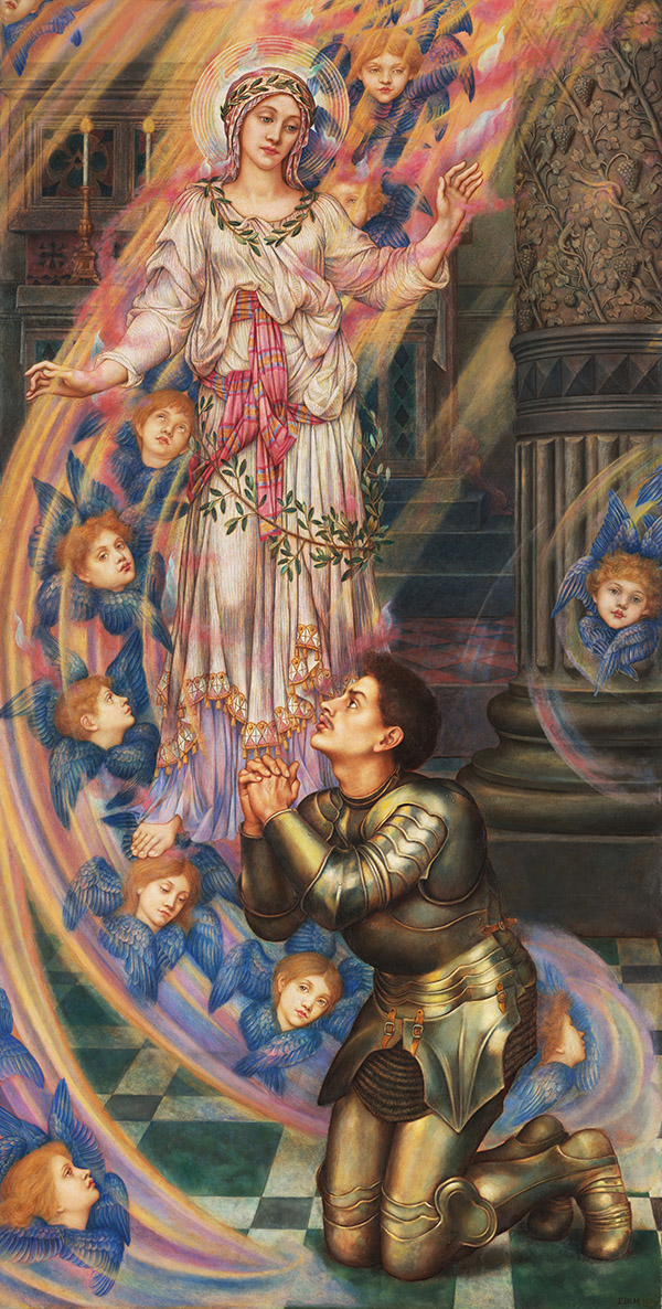 Our Lady of Peace 1907 by Evelyn de Morgan | Oil Painting Reproduction