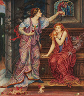 Queen Eleanor and Fair Rosamund By Evelyn de Morgan
