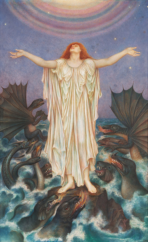 S.O.S by Evelyn de Morgan | Oil Painting Reproduction