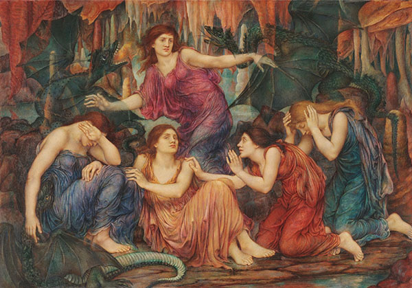 The Captives by Evelyn de Morgan | Oil Painting Reproduction