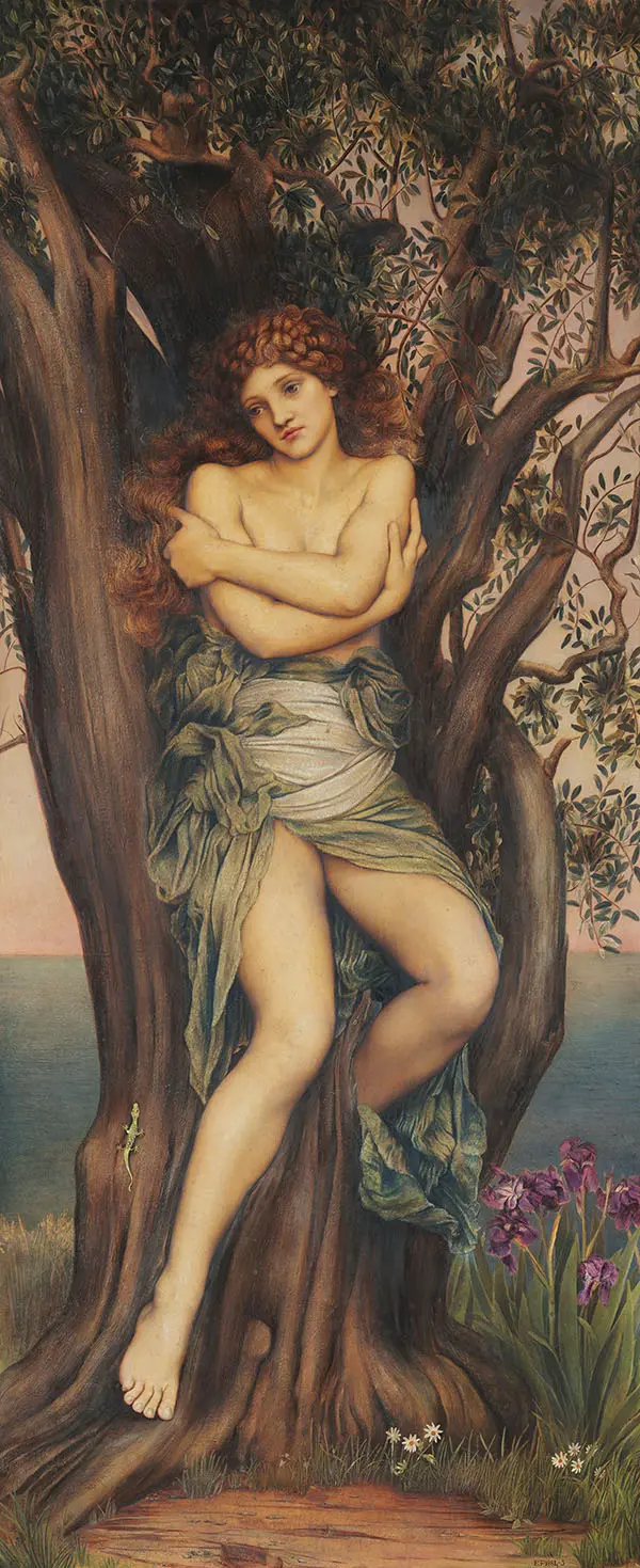 The Dryad 1885 By Evelyn de Morgan