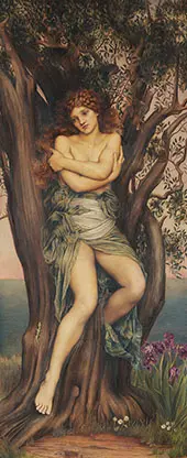 The Dryad 1885 By Evelyn de Morgan