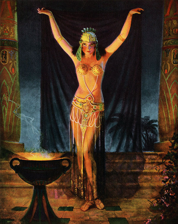 Alter Dancer in The Temple of Isis 1931 | Oil Painting Reproduction