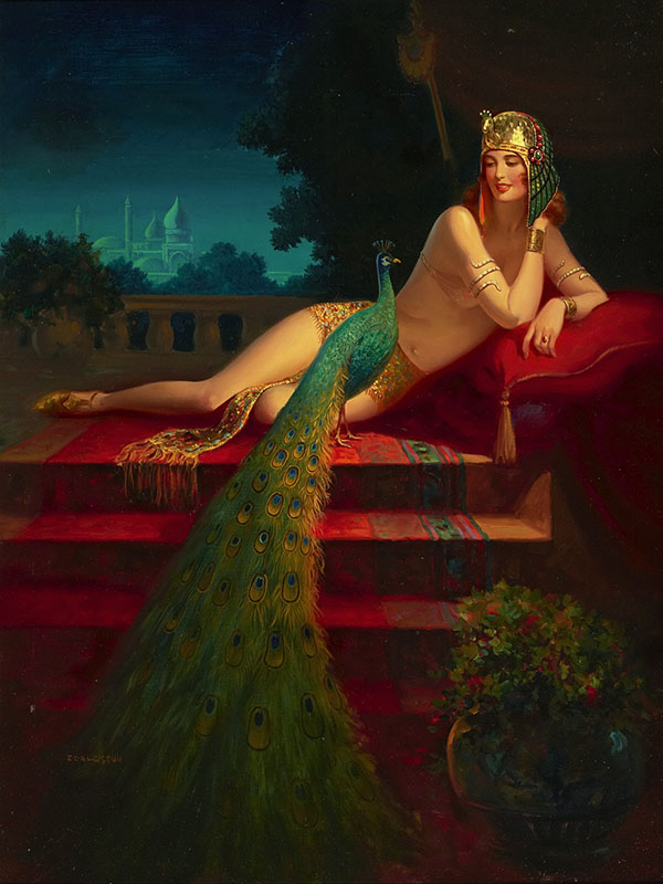 Cleopatra 1934 by Edward Mason Eggleston | Oil Painting Reproduction