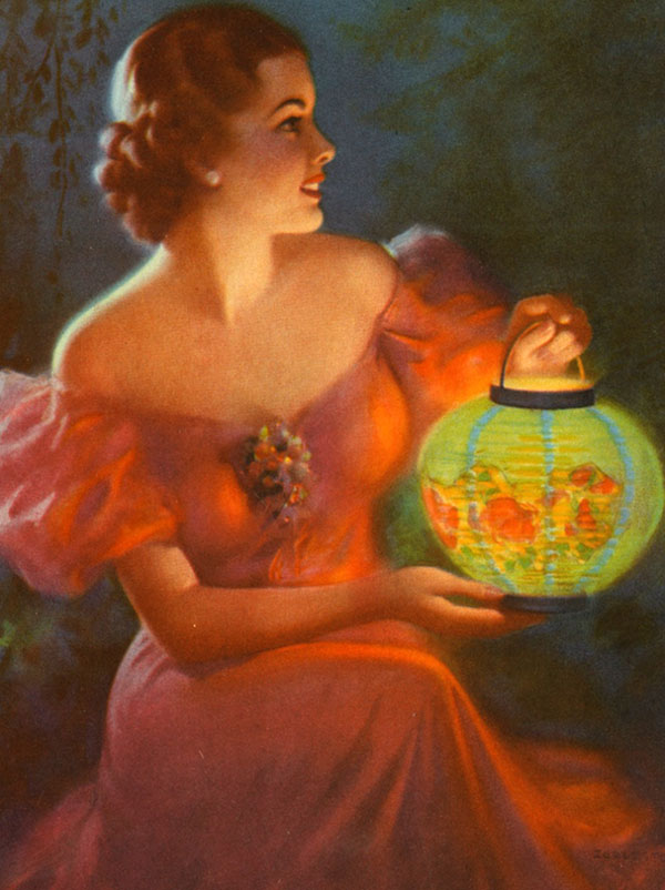 Lantern Glow 1937 by Edward Mason Eggleston | Oil Painting Reproduction