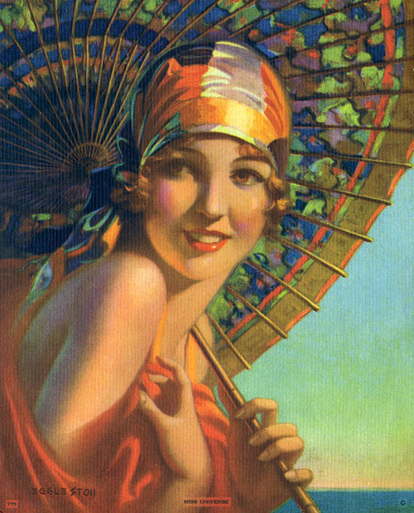 Miss Universe 1933 by Edward Mason Eggleston | Oil Painting Reproduction