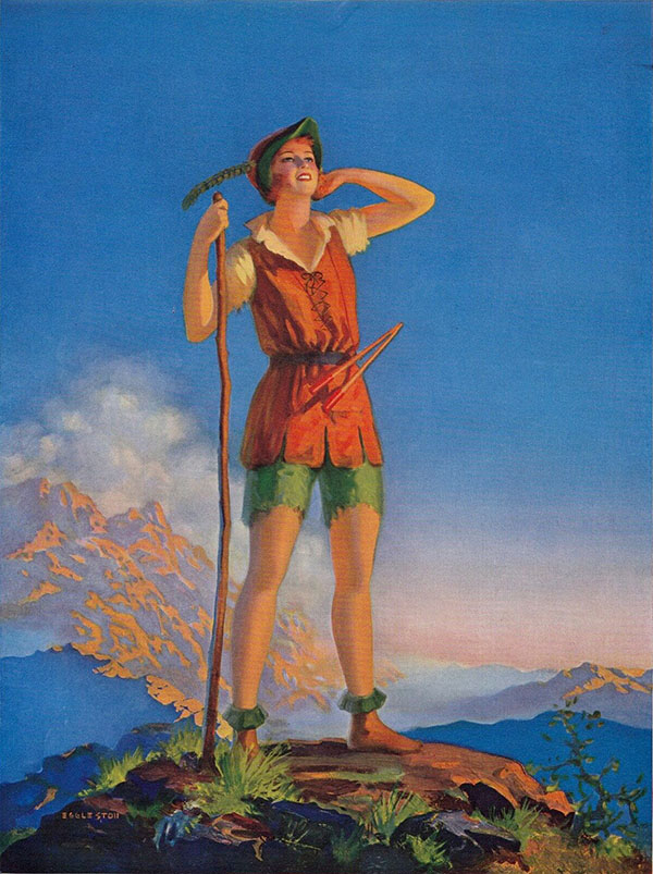 Peter Pan 1931 by Edward Mason Eggleston | Oil Painting Reproduction