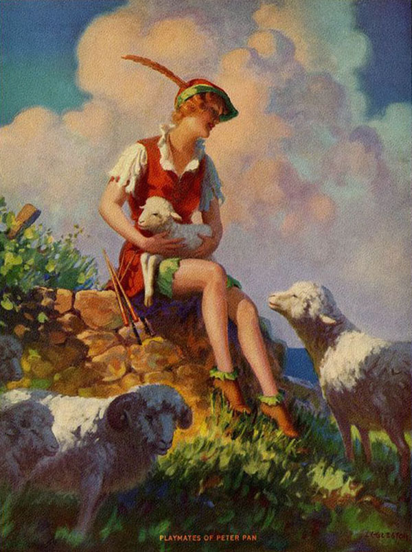 Playmates of Peter Pan 1934 | Oil Painting Reproduction