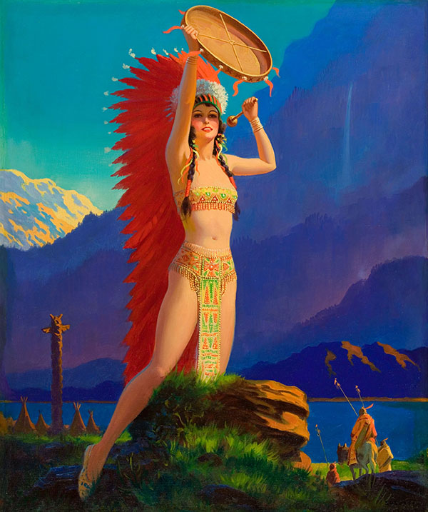 Queen of The Mountain Tribes 1935 | Oil Painting Reproduction
