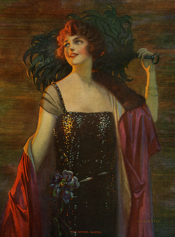 The Opera Queen 1925 by Edward Mason Eggleston | Oil Painting Reproduction