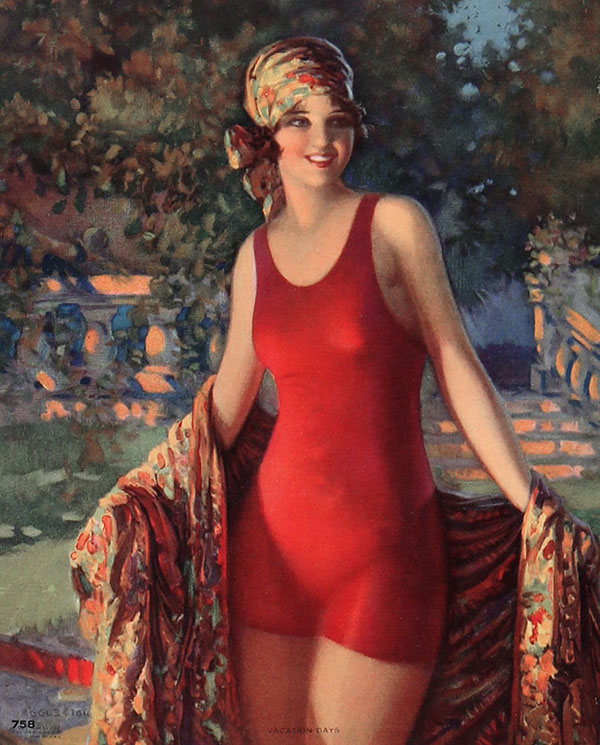 Vacation Days 1930 by Edward Mason Eggleston | Oil Painting Reproduction