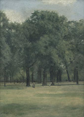 At The foot of The Trees Kensington Gardens By Paul Fordyce Maitland