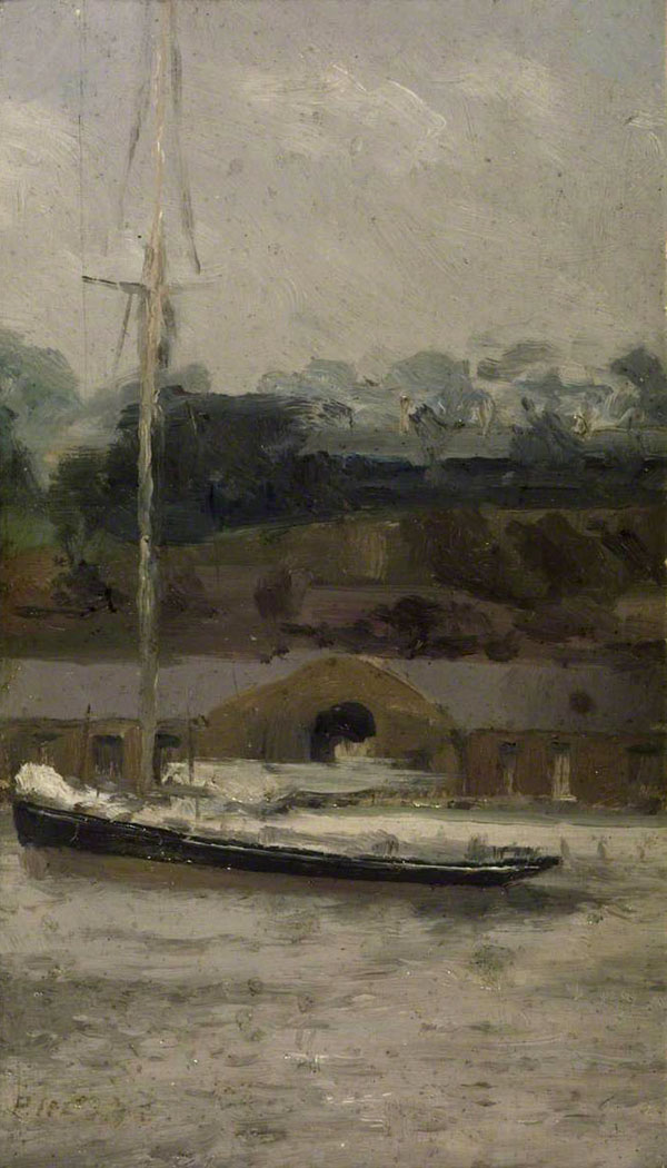 A Yacht off Sheerness 1896 | Oil Painting Reproduction