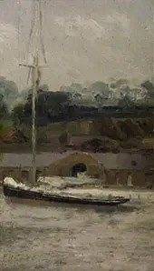 A Yacht off Sheerness 1896 By Paul Fordyce Maitland