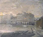 Barges Chelsea Riverside The Eighties By Paul Fordyce Maitland