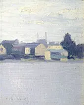 Battersea Boat Houses 1888 By Paul Fordyce Maitland