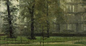 By Hyde Park Gate Kensington Gardens 1906 By Paul Fordyce Maitland