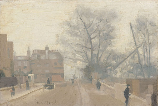 Cheyne Walk in Winter 1890 | Oil Painting Reproduction