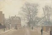Cheyne Walk in Winter 1890 By Paul Fordyce Maitland