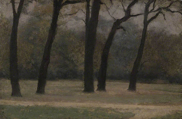 Fall of The Leaves Kensington Gardens | Oil Painting Reproduction
