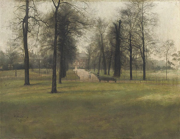 Kensington Gardens Evening 1897 | Oil Painting Reproduction