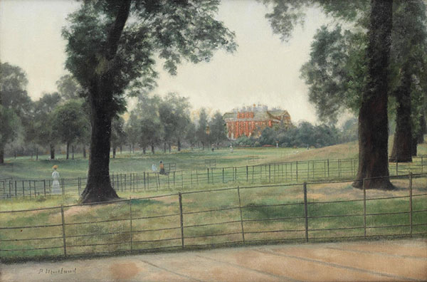 Kensington Palace from The Gardens | Oil Painting Reproduction