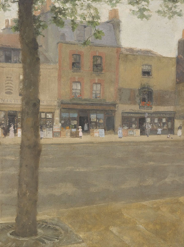 Kings Road Chelsea by Paul Fordyce Maitland | Oil Painting Reproduction