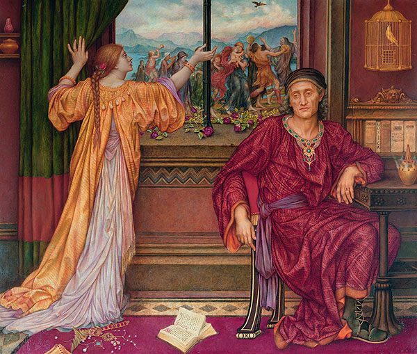 The Gilded Cage 1897 by Evelyn de Morgan | Oil Painting Reproduction