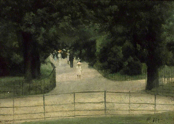 The Flower Walk Kensington Gardens 1897 | Oil Painting Reproduction