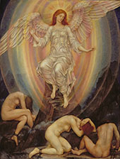 The Light Shineth in Darkness and The Darkness Comprehendreth it not 1906 By Evelyn de Morgan