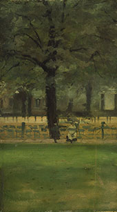 The Lady's Mile Kensington Gardens 1900 By Paul Fordyce Maitland