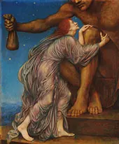 The Worship of Mammon 1909 By Evelyn de Morgan
