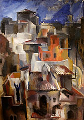 Italian Town 1929 By Vilmos aba-Novak