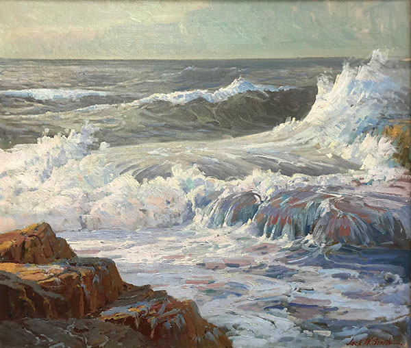Breaking Waves by Jack Wilkinson Smith | Oil Painting Reproduction