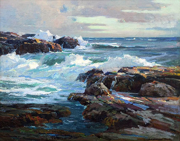 California Coast by Jack Wilkinson Smith | Oil Painting Reproduction