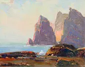 Coastal Scene By Jack Wilkinson Smith